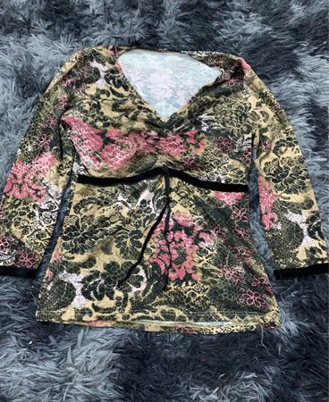 Unbranded Floral Printed Long Sleeve Blouse