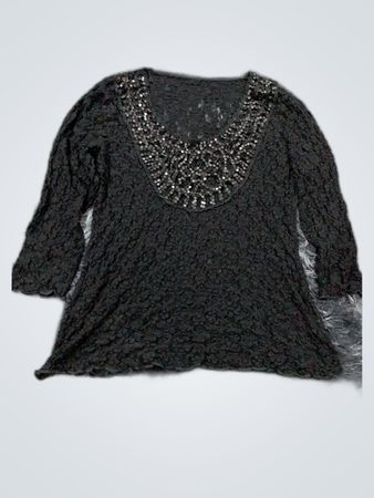 Black Knit Top