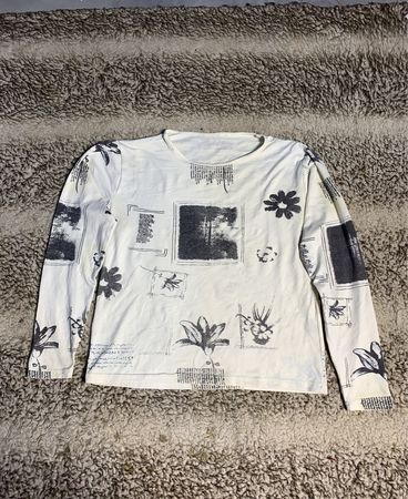 Graphic Print Long Sleeve T-Shirt