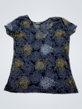 Blouse with Floral Pattern