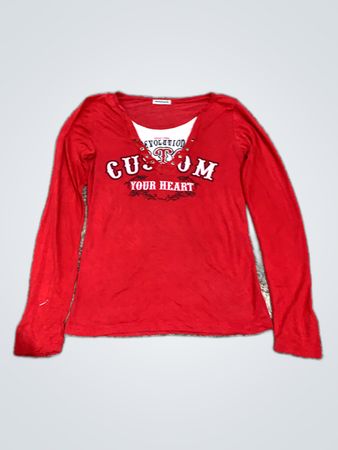 Red Long Sleeve Shirt