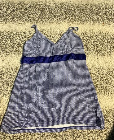 Zara Gingham Check Mini Dress
