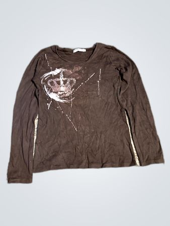 Zara Long Sleeve Graphic T-Shirt