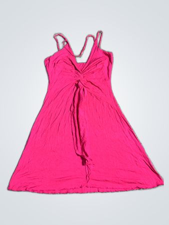 Zara Pink Twist Front Mini Dress