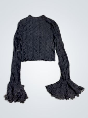 Black Knit Top