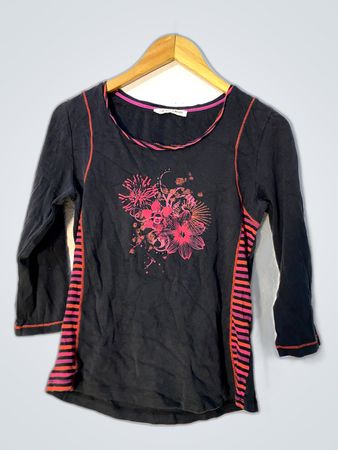 Chloé Long Sleeve Floral Print T-Shirt