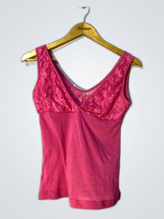 Unbranded Pink Lace Camisole Top