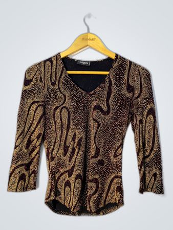 Sinequanone Printed V-Neck Blouse