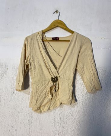 La Città Beige Wrap Cardigan