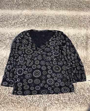 Unbranded Printed Long-Sleeve Blouse