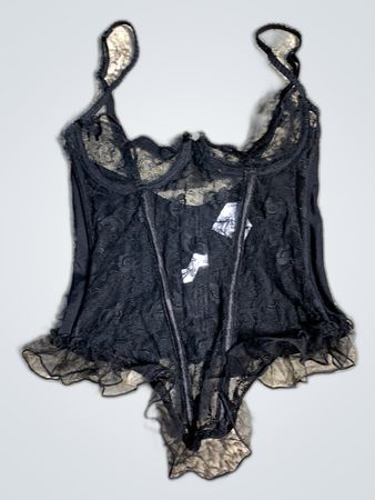Unbranded Black Lace Bustier