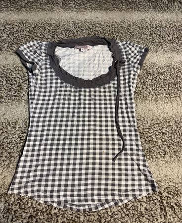 Clubhouse Checkered Printed Blouse