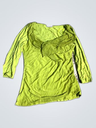 Lip Service Green Draped Blouse
