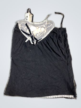 Black Lace Trim Camisole Top