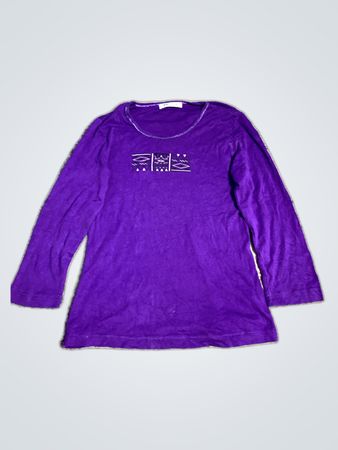 Purple Long-Sleeve Shirt
