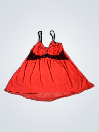 Red Lace Slip Dress