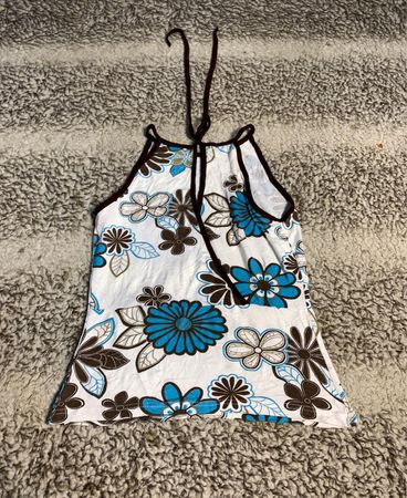 Mango Printed Halter Camisole