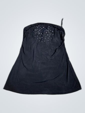 Black Strapless Top