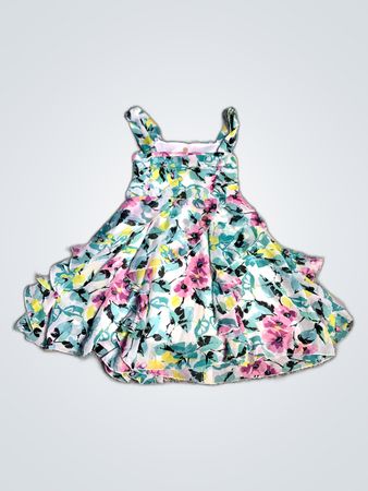 Floral Ruffle Mini Dress