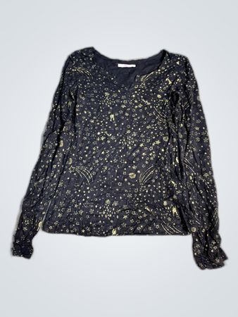 Long Sleeve Star Pattern Shirt