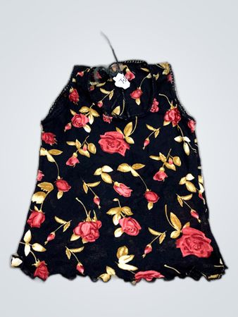Unbranded Floral Lace Trim Camisole Top