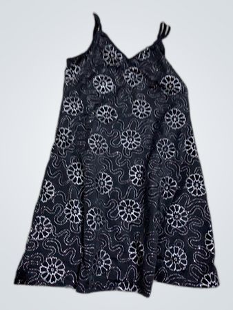 Black Floral Pattern Dress