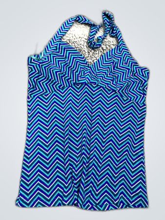 Unbranded Zigzag Halter Bikini Top