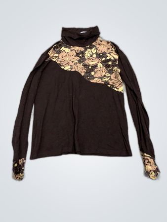 Gap Floral Turtleneck Sweater