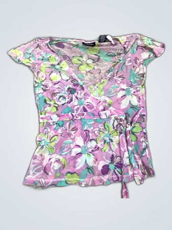 Pink Floral Top
