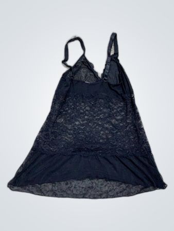Black Lace Slip Dress