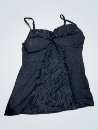 Black Lace Trim Camisole