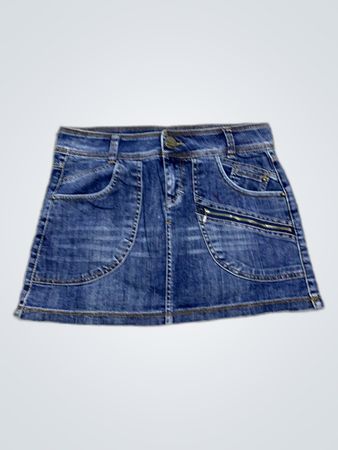 Unbranded Denim Mini Skirt