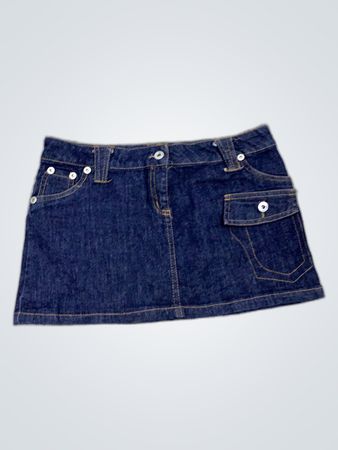 Denim Mini Skirt