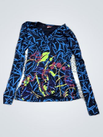 H&M Printed Wrap Blouse