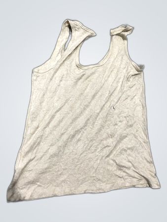 Mango Cream Chain Detail Tank Top