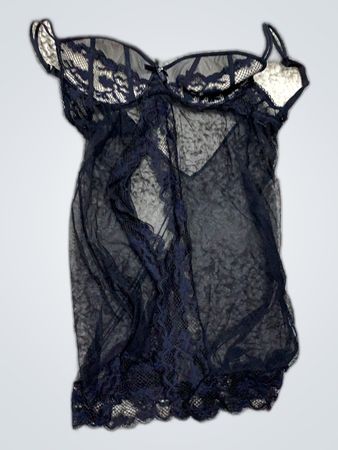 Unbranded Black Lace Camisole Top