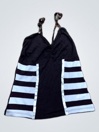 Black Striped Camisole Top