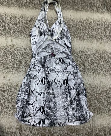 Unbranded Snakeskin Print Mini Dress