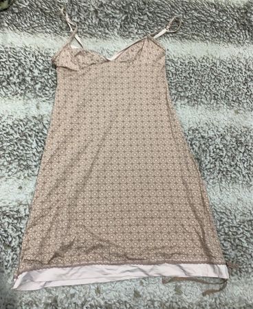 Unbranded Printed Satin Slip Dress