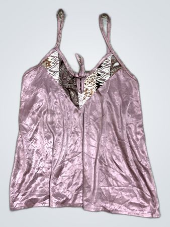 Printed Satin Camisole Top