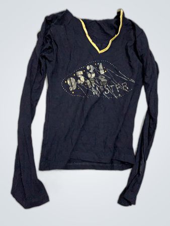 PUMA Black Long Sleeve Graphic T-Shirt