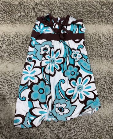 Floral Print Sleeveless Mini Dress