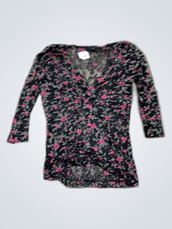 Blouse with Floral Pattern