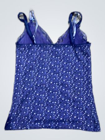 Blue Floral Bra