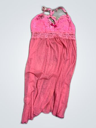 Unbranded Pink Lace Slip Dress