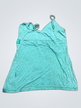 Unbranded Green Striped Camisole Top