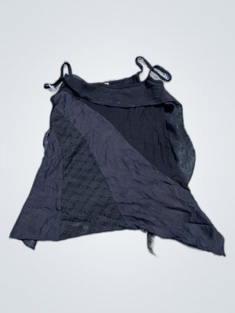 Black Lace Trim Camisole Top