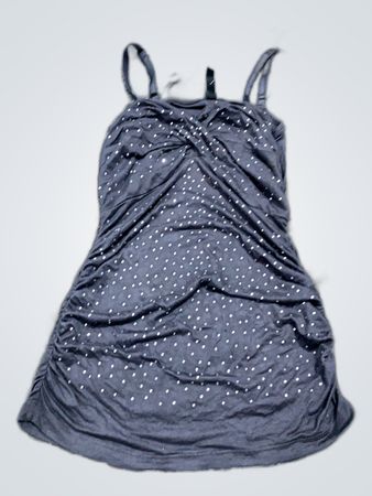 H&M Black Ruched Camisole Top