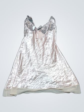 Pink Satin Chemise