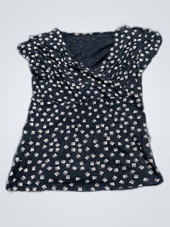 Unbranded Printed V-Neck Blouse